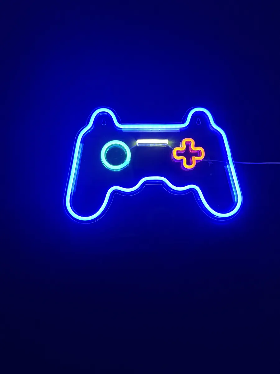 Neonowy znak pada